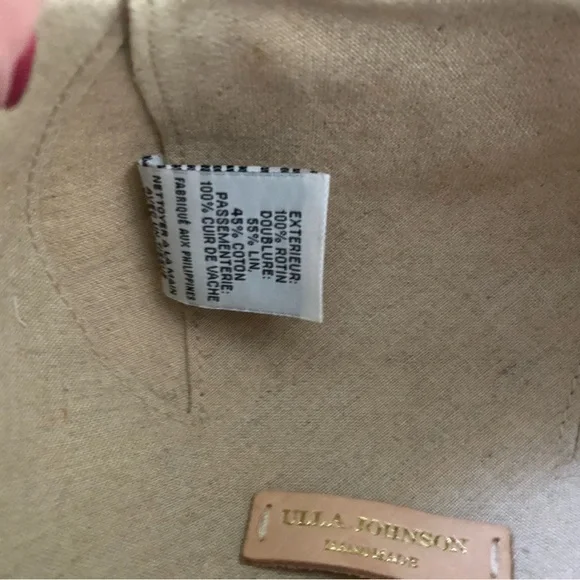 NWOT - Ulla Johnson Blush Rattan Bag - Picture 7 of 10